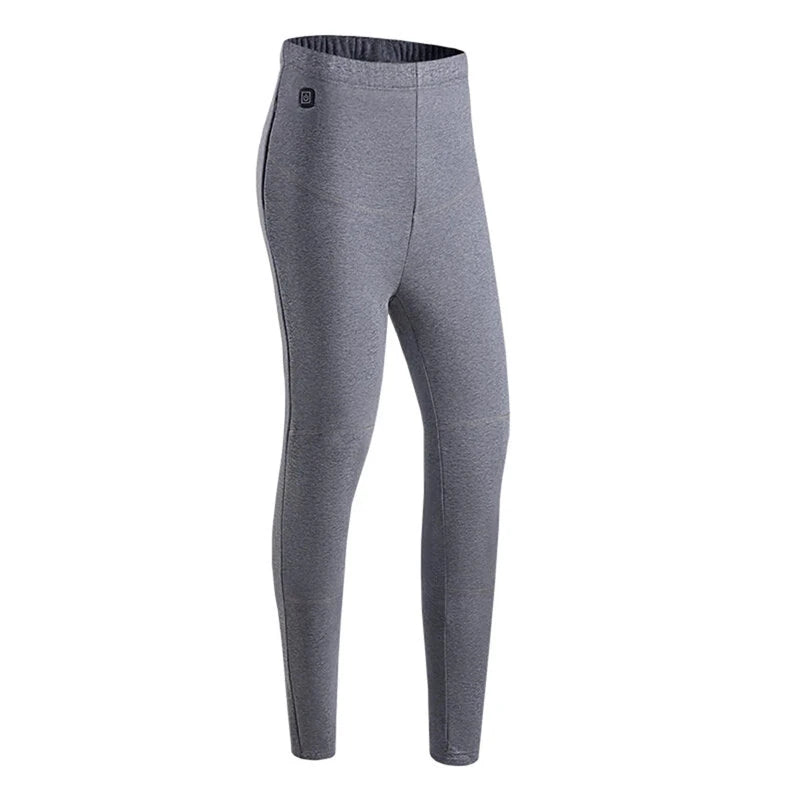 TENGOO HD-02G Heating Underwear Pant Set Fleece Lined Thermal Long Sleeves Trousers Men Women Heated Suit USB Electric Thermal Underwear for Winter