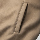 INCERUN Mens Solid Stand Collar Button Front Jacket Casual Fall Winter Outwear Top with Pockets S-5XL