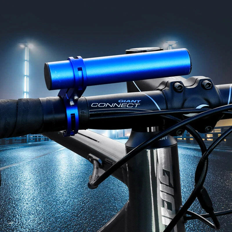 Xmund 20cm Aluminum Alloy Bicycle Handlebar Extender Mount Flashlight Holder