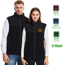 TENGOO HZ-13 13 Areas Heating Vest Zipper Adjustable Size 3-Gears Heated Jackets  USB Electric Thermal Clothing Winter Warm Vest Outdoor Heat Coat Clothing