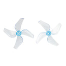 4 Pairs GEMFAN 1211 31mm 1.2 Inch 4 Blade PC Propeller 0.8mm / 1mm for FPV Racing Drones Compatible with 0702 29000kV Motor