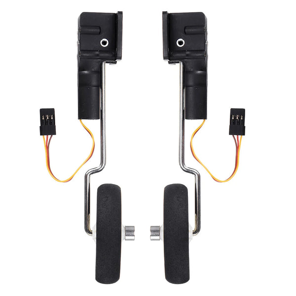 Metallic Worm-type Electronic Retractable Landing Gear for Small Real Electric Fixed-wing RC Aircraft Airplane