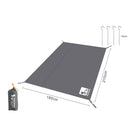 IPRee Waterproof Camping Tarp Thicken Picnic Mat Beach Mat Long-lasting Beach Pad Tent Footprint Sun Canopy Ground Sheet for Picnic Hiking