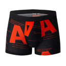 4pcs Men's Boxer Briefs Fashion Printed Underwear Comfortable Breathable Casual Shortie Panties