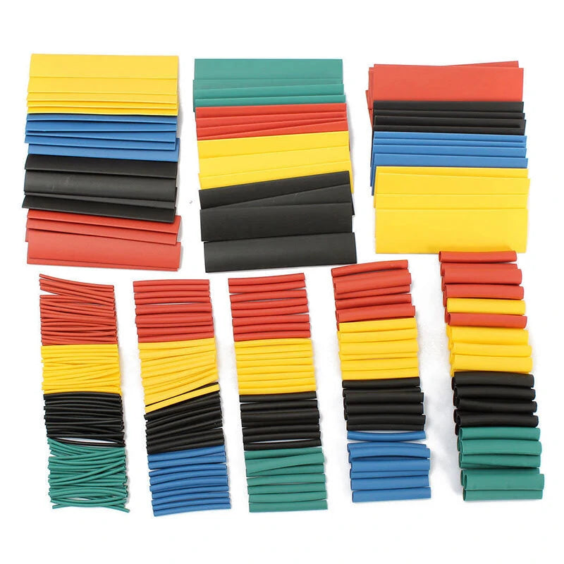 280PCS Sleeve Heat Shrink Tube Set Thermal Cable Protector Heat-shrinkable Sheath Termoretractable Protege Cables Kit