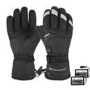 WARMSPACE 3-Modes Electric Heated Gloves  Full Fingers Heating Winter Gloves Men Women Waterproof Tactical Mittens