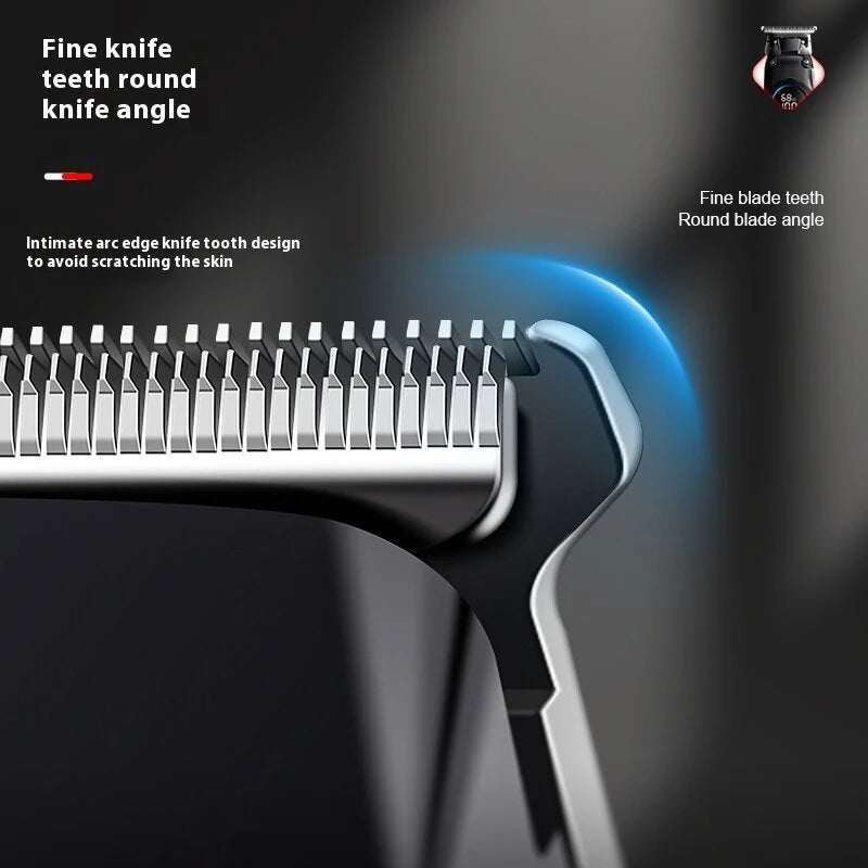 MARSKE MS-5601 Hair Clipper for Men With Fade Design LED Display Cordless USB Rechargeable Stainless Steel Blades 1800mAh Battery