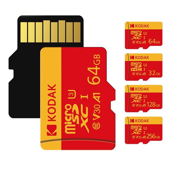 TF Memory Card MicroSD Card Class10 64GB 128GB 256GB U3 4K High Speed Flash Memory Flash Cards for Phone Driving Recorder Camera