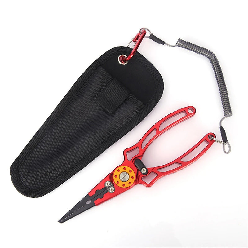 IPRee Aviation Aluminum Wire Pliers Multi-functional Fishing Pliers Outdoor Fishing Tools Fish Control Pliers, and Line Cutting Pliers