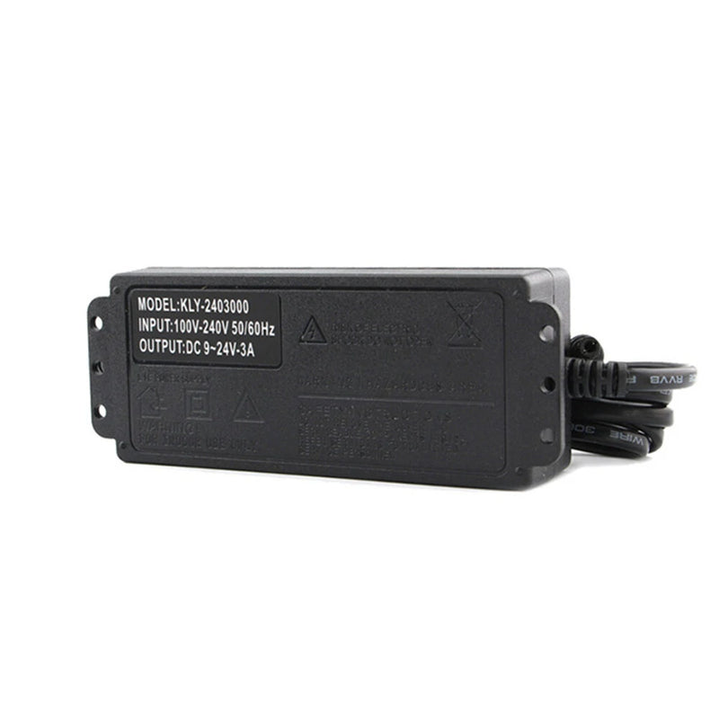 Universal AC to DC Adapter 48W Adjustable Voltage 3-24V 3A with LCD Display 14 Tips Polarity Converter Best for Household Electronics Top Rated Power Supply