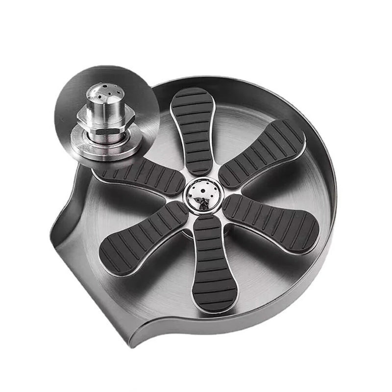 Sink High Pressure Household Bar Stainless Steel Press Automatic Cup Washer Coffee Shop Free Cleaning Rinser Faucet