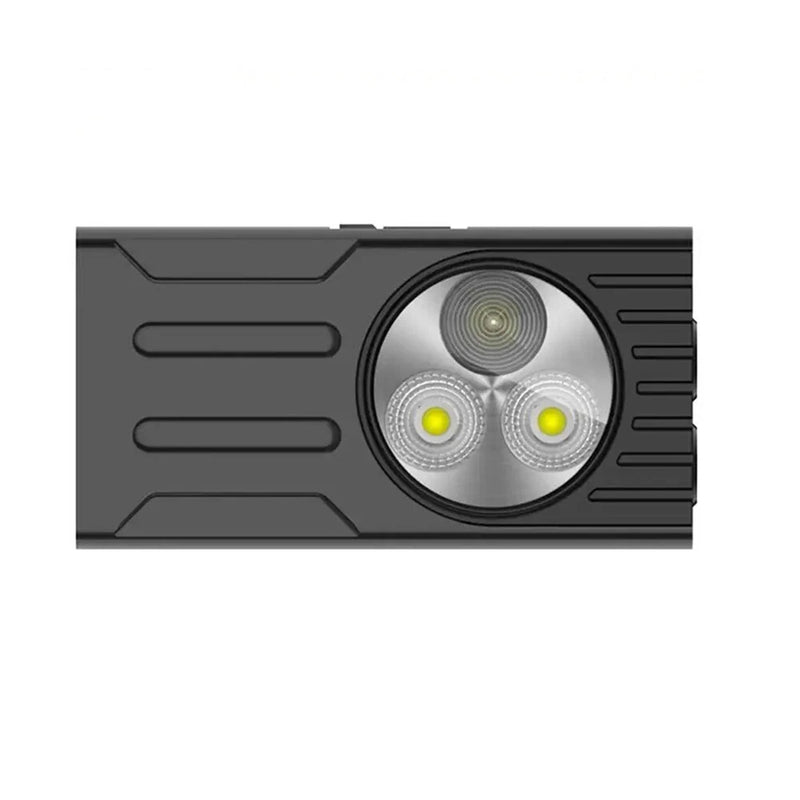 3*LED Powerful EDC Flashlight Portable Mini Clip-on Light USB Rechargeable Pocket-Sized With Clip Design Magnetic Multiple Lighting Modes For Outdoor Hiking