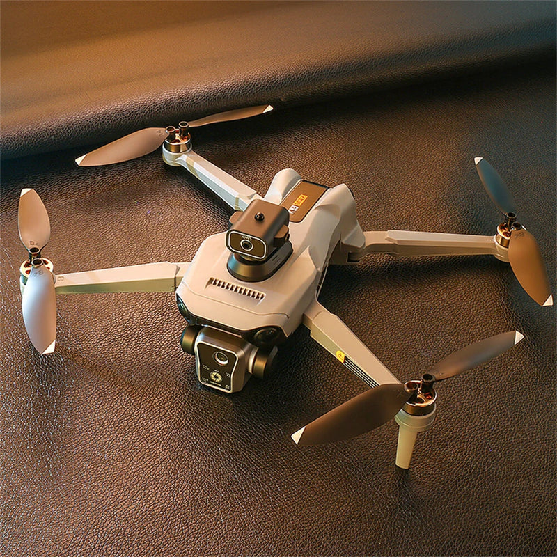 XKJ K19 MAX GPS 5G WiFi FPV with 5.9inch LCD Screen Controller HD Dual Camera Servo Gimbal 360 Obstacle Avoidance One-Key Airdrop Brushless Foldable RC Drone Quadcopter RTF