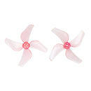 4 Pairs GEMFAN 1211 31mm 1.2 Inch 4 Blade PC Propeller 0.8mm / 1mm for FPV Racing Drones Compatible with 0702 29000kV Motor