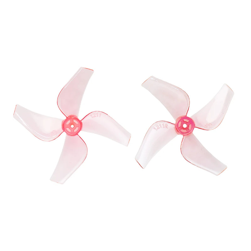 4 Pairs GEMFAN 1211 31mm 1.2 Inch 4 Blade PC Propeller 0.8mm / 1mm for FPV Racing Drones Compatible with 0702 29000kV Motor