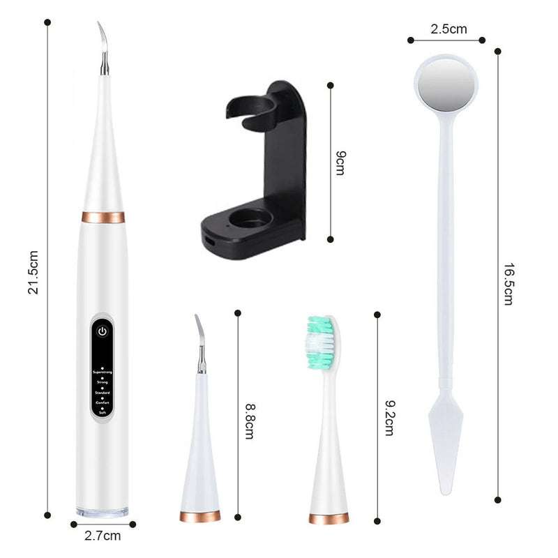 Home Ultrasonic Scaler Deep Cleaning 5-Gears Adjustable Electric Scaler