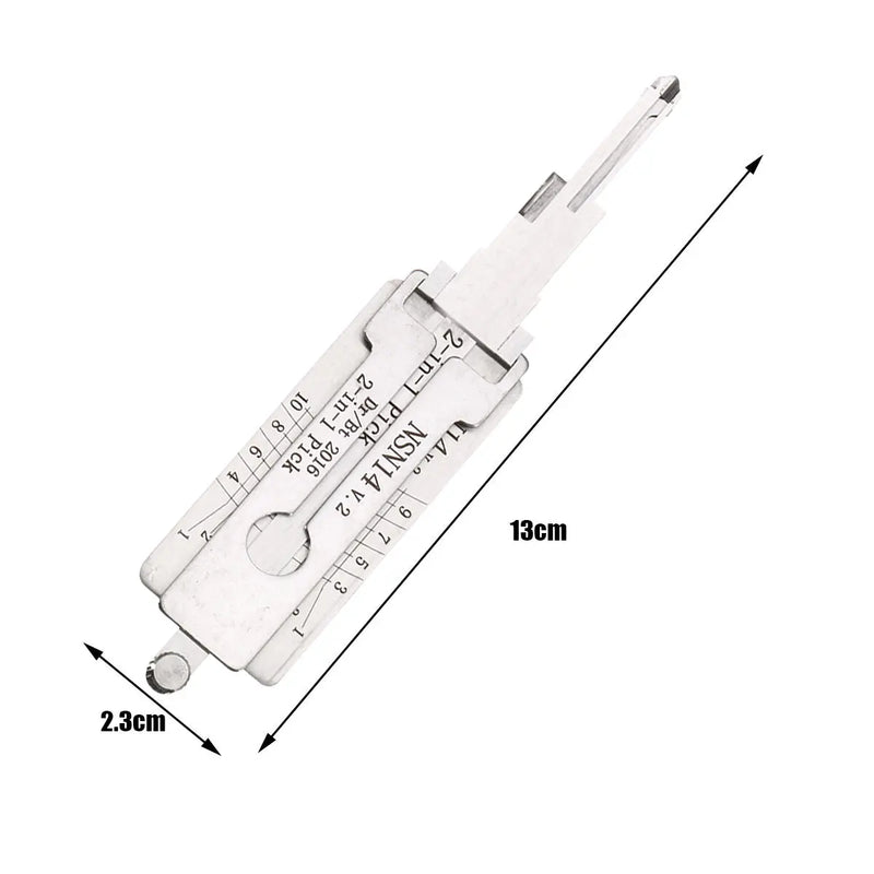 BSHAPPLUS NSN14 Dr/Bt 2 in 1 Car Door Lock Picks Decoder Unlock Tool Locksmith Tools