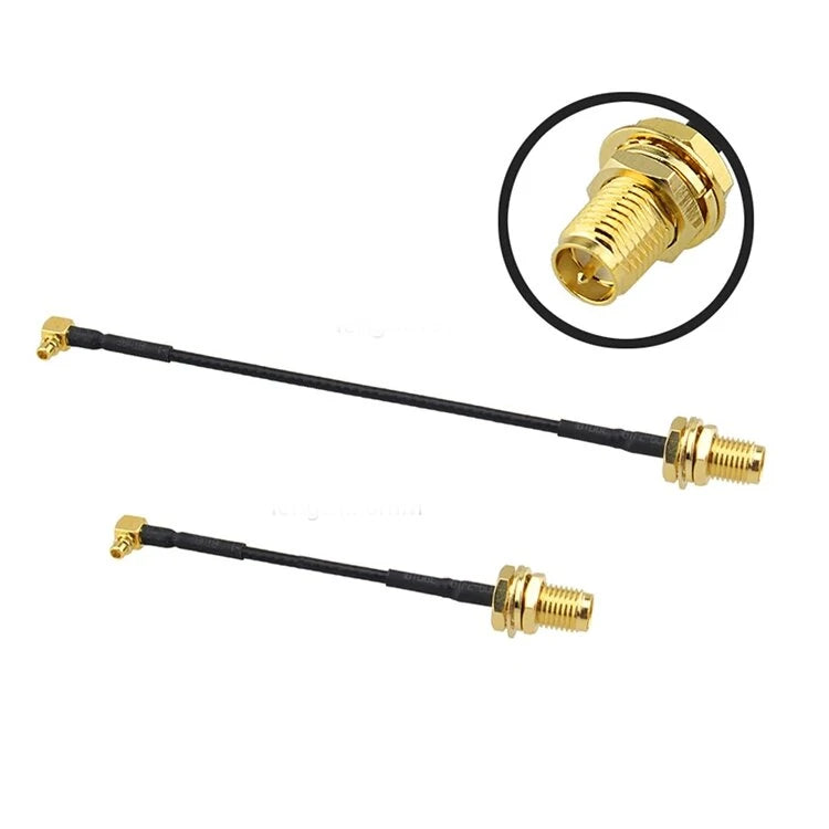 RJX MMCX to RP-SMA Female Adapter 70mm 130mm for PandaRC VT5804 VT5804PRO VT5804V2 FPV