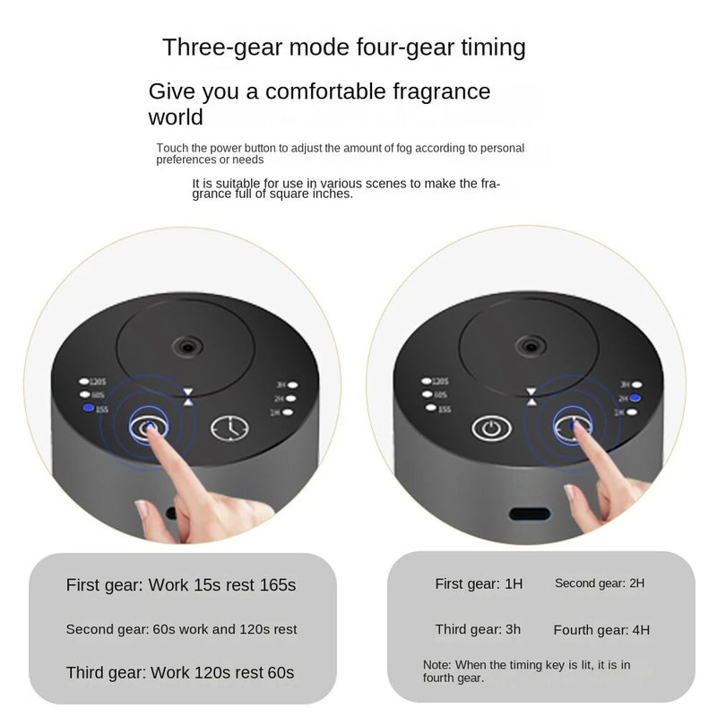 Automatic Bedroom Air Humidifier & Fragrance Sprayer Home Car Aromatherapy Machine Bedroom Air Diffuser Creative Aroma Diffuser Automatic Fragrance Machine