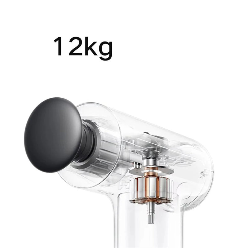 XIAOMI Mijia Fascia Gun H3 Mini Version With Hot Compress 12KG Percussion 3-Speed Vibration & Heat Therapy Smart Pressure Interactive Reminder Massage Gun
