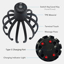 Electric Octopus Claw Head Massager Scalp Scratcher Massage Machine Relief Head Stress Fatigue Vibration Massage Hair Growth