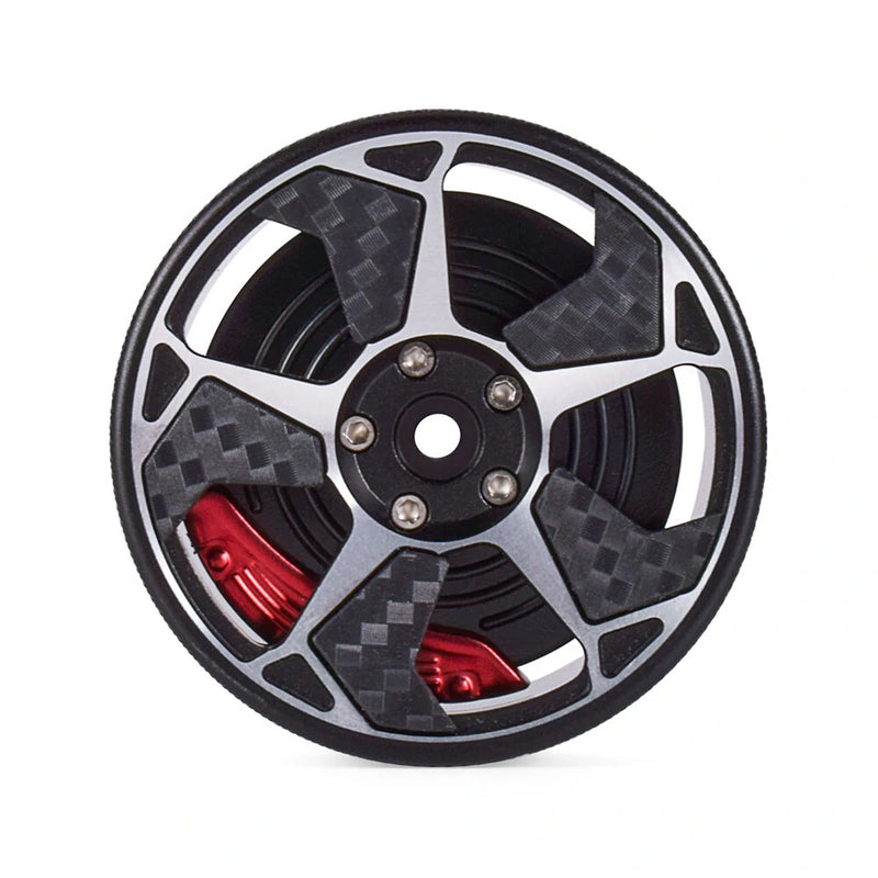 DUMBORC Remote Control Metal Handwheel Steering Wheel for X6 X6PM X10P Flysky NB4 Transmitter Replacement Parts DIY Accessory
