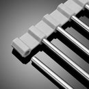 12/15 Tube Foldable Kitchen Sink Drainer Stainless Steel Vegetable Fruit Bowls Dishes Drain RackKitchen Sink Shelf Kitchen Utensils