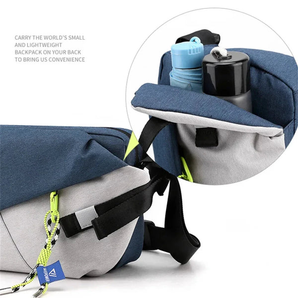 IPRee Unisex Chest Pack Casual Nylon High Quality Panelled Waist Packs Outdoor Travel Crossbody Bag Men Wasit Belt Bags