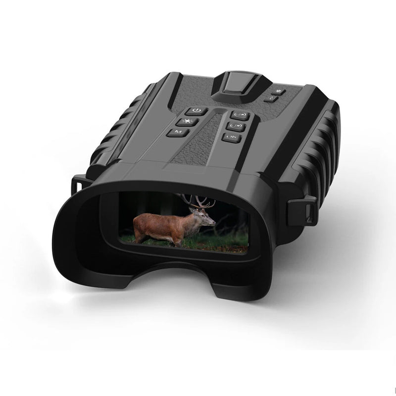 Night Vision Binoculars for Adults with Full Color Night Vision Backlit Buttons 4X Optical Zoom 8X Digital Zoom 250-300m Viewing Distance