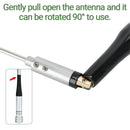 AR-507 High Gain Antenna 144/430MHz Mobile Radio Antenna 74CM PL259 Connector 150W Strong Signal Reception