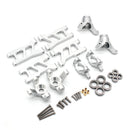 Upgraded Metal Parts Front Rear Suspension Arms Steering Cup C Hubs Rear Wheel Seat Set for 1/18 HS 18311 18312 18301 18302 18321 18322 RC Cars Vehicles Models Parts