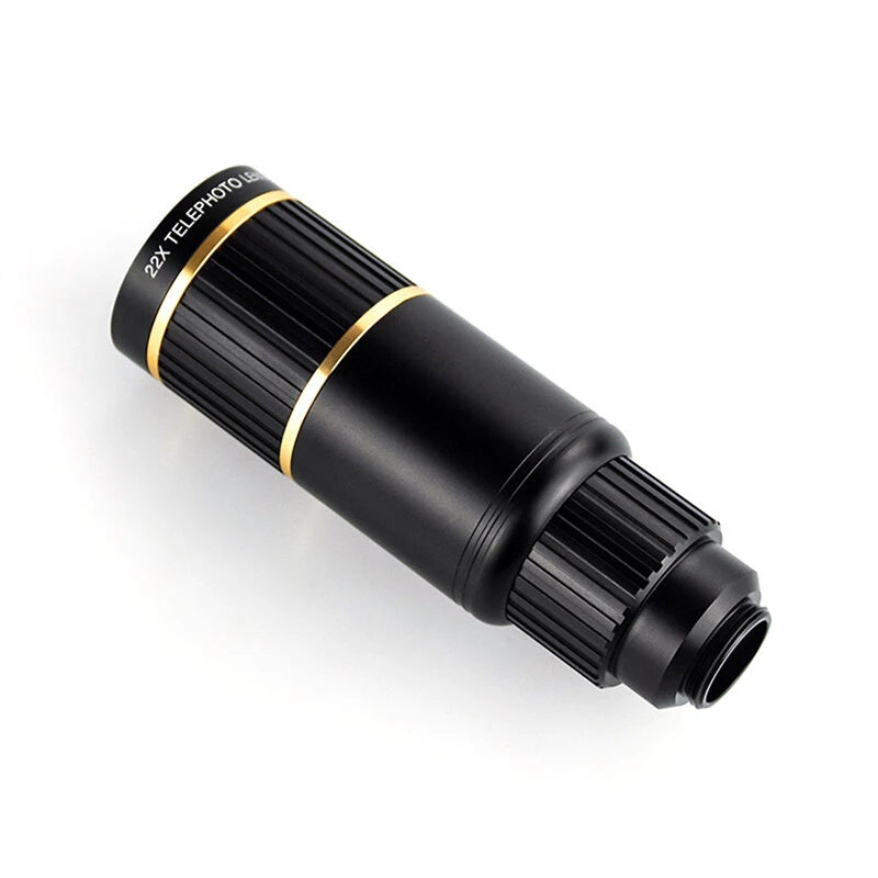 IPRee 22X Monoculars Metal Telescope Lens  Concert HD Mobile Phone Camera Telescope for Hiking Camping Wildlife Observation Moon Sports Game Concert Watching