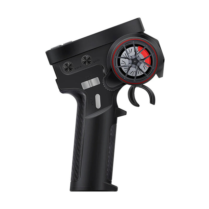 HOTRC CT-10B 2.4GHz 10CH FHSS 2.4-Inch Color Screen Transmitter With F-10A 2.4GHz 10CH PWM Receiver for RC Car Boat Tank Models