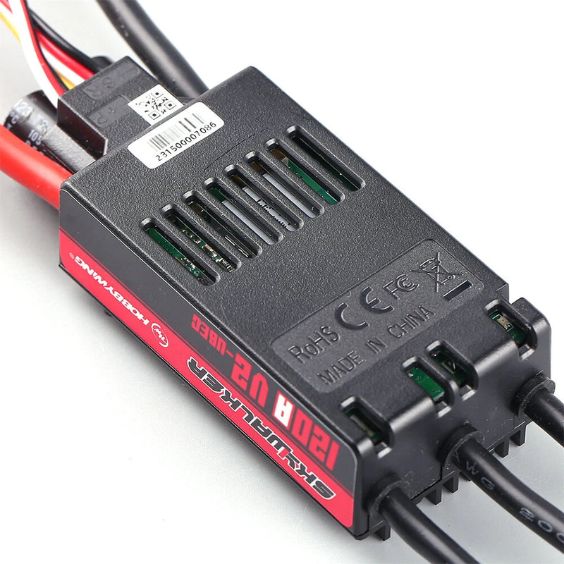 Hobbywing SkyWalker V2 120A UBEC Brushless ESC With Reverse Brake 3-8S For RC Airplane Fixed Wing