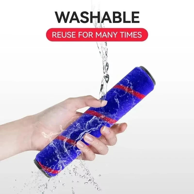 Soft Roller Brush Head forDyson V7 V8 V10 V11 Vacuum Cleaners with Green Lasering Lights High-Density Velvet Attachment