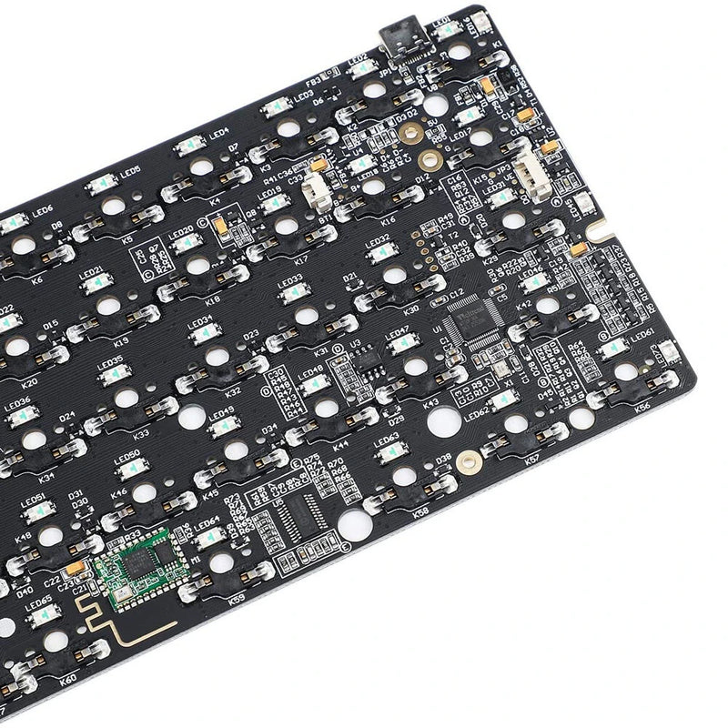 SKYLOONG GK64X GK64XS Keyboard Kit RGB Hot Swappable 60% Programmable bluetooth Wired Case Customized Kit PCB Mounting Plate Case with Replacable Space Key