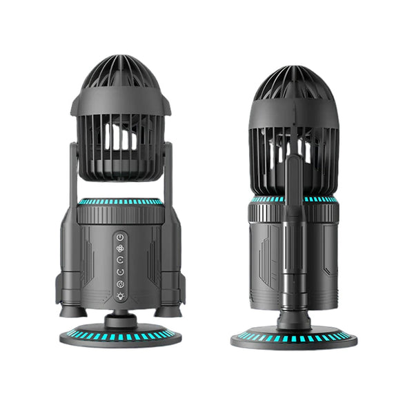 NIKOLATOY Creative Rocket Desktop Fan Ornaments Decorations Collection Science Discovery Toys