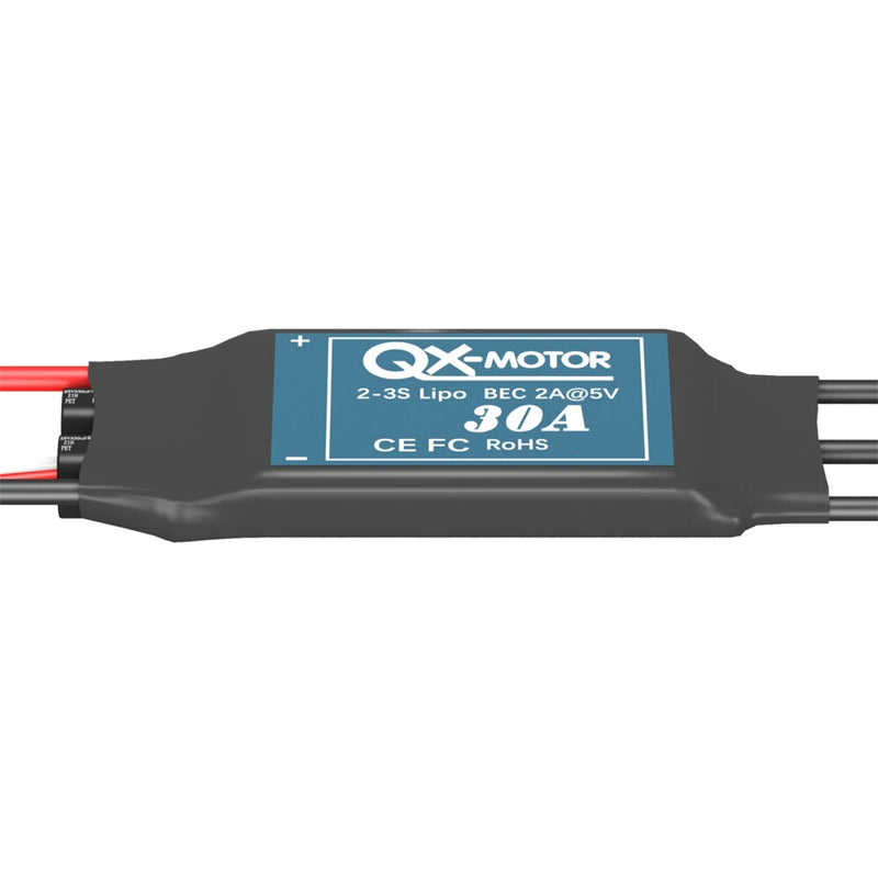 QX-Motor 30A 2-3S Brushless ESC With 5V/2A BEC for RC Airplane Fixed Wing