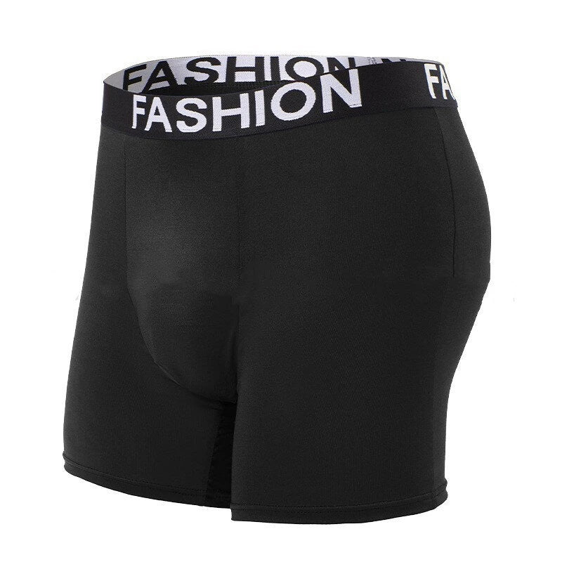 4pcs Men's Boxer Briefs Comfortable Elastic Waistband Skin-friendly Underwear Set For Daily Wear