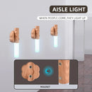LED Motion Sensor Night Light Kitchen Cabinet Light Usb Rechargeable Wall Light Home Bedroom Table Lamp Bedside Lamp