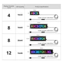 Smart Bluetooth Flexible LED Pixel Screen Strip 5V USB DIY Graffiti Logo LED Matrix Pixel Scrolling Display Advertising Light