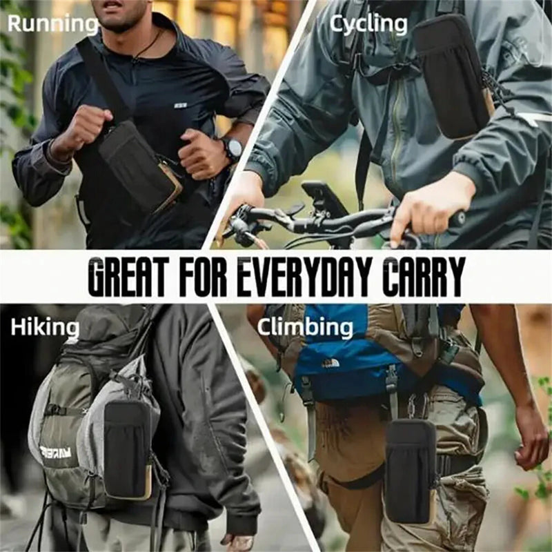IPRee Outdoor Mountaineering Hiking Shoulder Strap Bag Multifunctional Sports Fanny Bag Shoulder Bag Mini Wallet Mobile Phone Bag