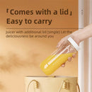 Electric Juicer Cup with 2 Cups Portable Juicer Mixer 10 Blade Usb Charge Fresh Fruit Juice Personal Blender Smoothie For Travel