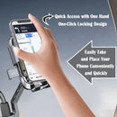 XANES Anti-Shock Bicycle Phone Mount 360 Rotation Quick Release Shockproof GPS Navigation Bike Holder for 4.7-7.2 inch Phones MTB Bike Road Bike