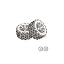 MJX 14209 14210 RC Car Tires Pair Spart Parts 14300D1 14300D2 14300E1 14300E2