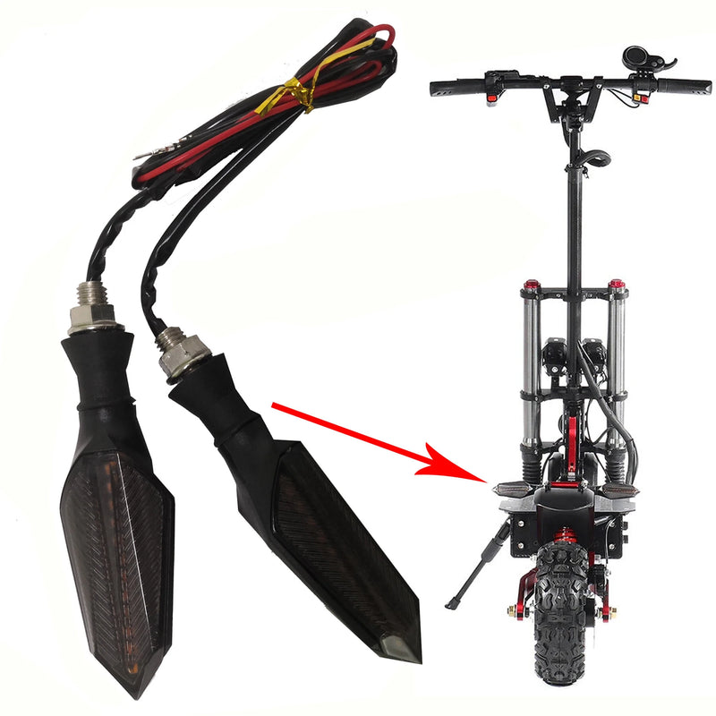 36-60V Universal Electric Scootor Taillight E-bike Turn Signal Light + Brake Light For LAOTIE ES18 ES19 ES18lite  ES18P L8SPRO Electric Bike