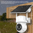 4MP Solar Powered WiFi IP Camera 320 Pan 90 Tilt PIR Motion Detection ICSEE APP Two-Way Audio Night Vision IP66 Waterproof Outdoor Surveillance Camera
