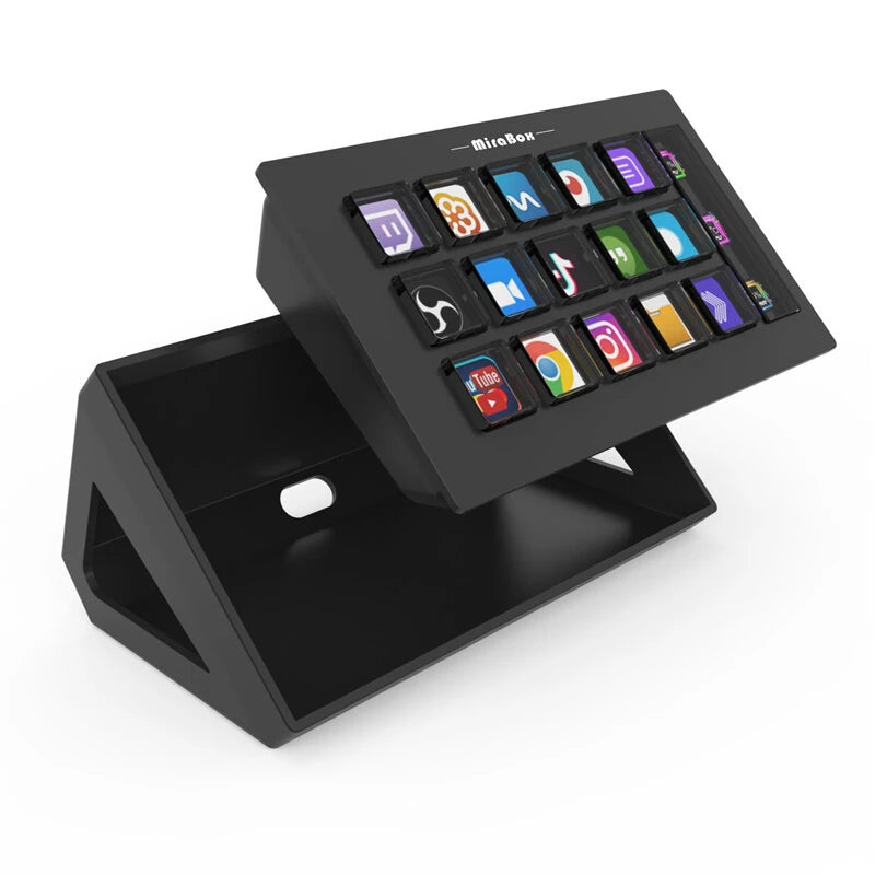 MiraBox 293s StreamDeck Numeric Keyboard 15-key Live Broadcast Controller Visual Keyboard Program Customized Gamer Accessories  For Win/Macos