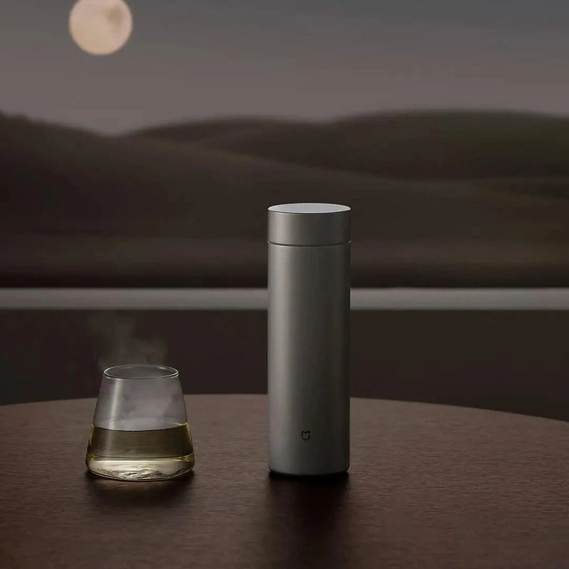 Xiaomi Mijia Insulation Cup Ti2/ 480ml Ti TA1 Pure Titanium Material Vacuum Insulation With Tea Filter 6Hour Heat Keeping Portable Bottle