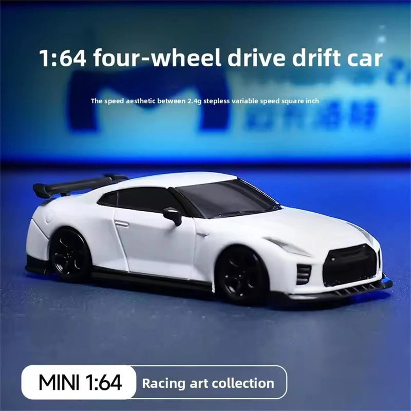 MCARRO MC061 RTR 1/64 2.4G 4WD Mini Drift RC Car Sports LED Light High Speed On-Road Micro Racing Remote Control Vehicles Models Desktop Ornaments Toys